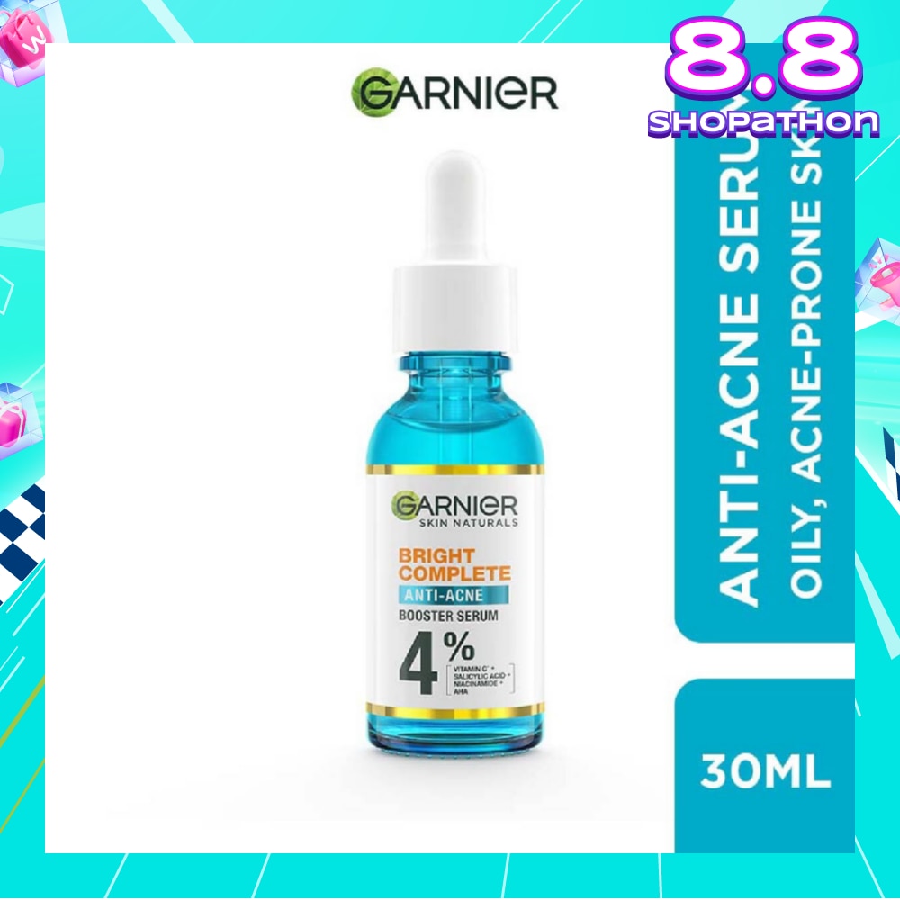 Anti-Acne Serum (With 4% Vitamin C + Salicylic + Niacinamide + AHA To Fight Acne And Fade Dark Spots) 30ml