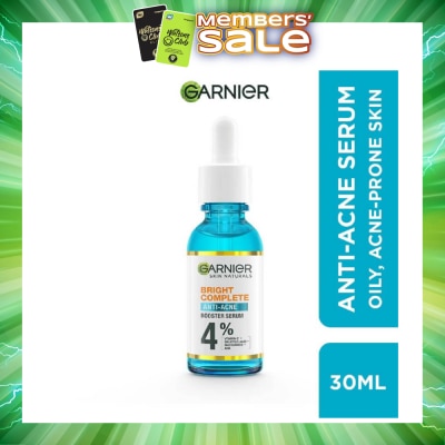 GARNIER - Anti-Acne Serum (With 4% Vitamin C + Salicylic + Niacinamide + AHA To Fight Acne And Fade Dark Spots) 30ml