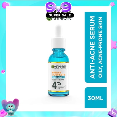 GARNIER - Anti-Acne Serum (With 4% Vitamin C + Salicylic + Niacinamide + AHA To Fight Acne And Fade Dark Spots) 30ml (Expiry: May`2027) image