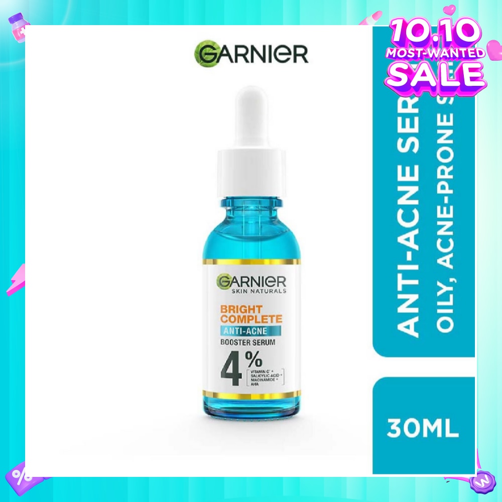 Anti-Acne Serum (With 4% Vitamin C + Salicylic + Niacinamide + AHA To Fight Acne And Fade Dark Spots) 30ml