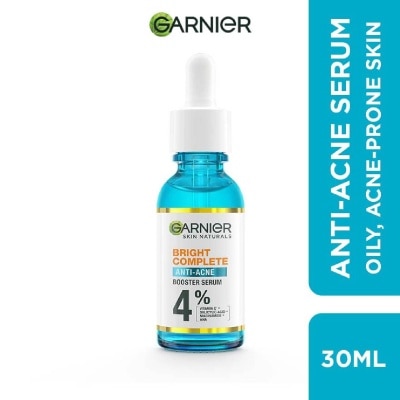 GARNIER Anti-Acne Serum (With 4% Vitamin C + Salicylic + Niacinamide + AHA To Fight Acne And Fade Dark Spots) 30ml