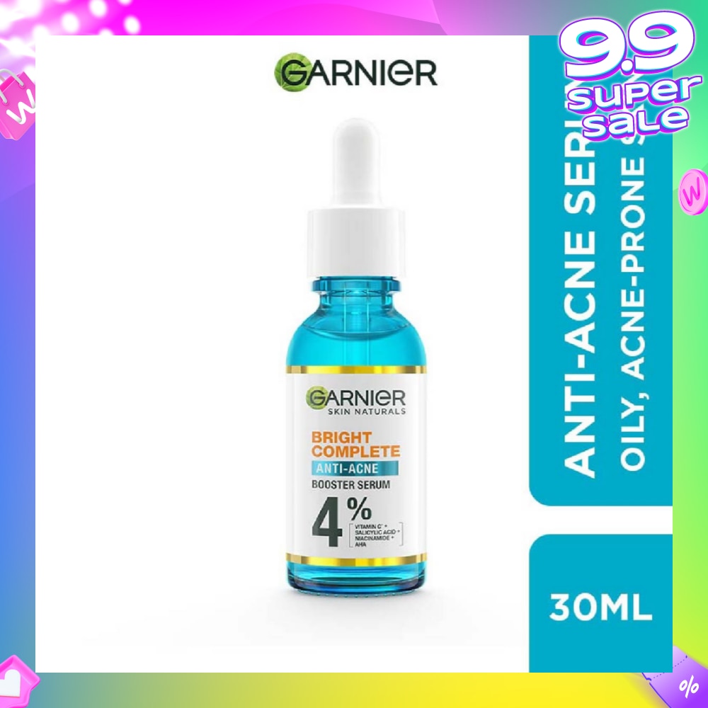 Anti-Acne Serum (With 4% Vitamin C + Salicylic + Niacinamide + AHA To Fight Acne And Fade Dark Spots) 30ml