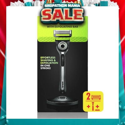GILLETTE - Labs Razor Blade with Exfoliating Bar Cartridge 2s + Handle 1s