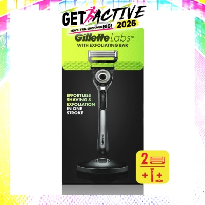 GILLETTE - Labs Razor Blade with Exfoliating Bar Cartridge 2s + Handle 1s image