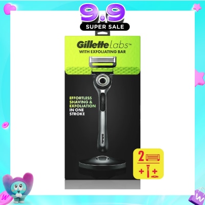 GILLETTE - Labs Razor Blade with Exfoliating Bar Cartridge 2s + Handle 1s image