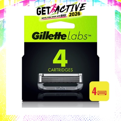 GILLETTE - Labs Razor Cartridge with Exfoliating Bar Refill 4s image