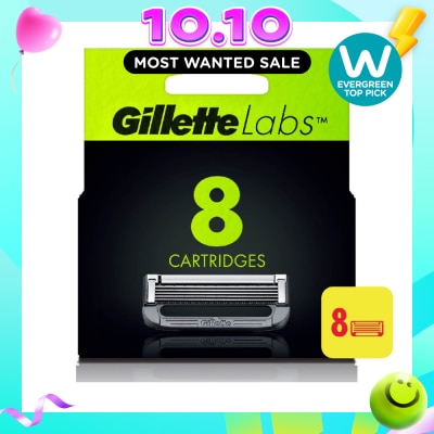 GILLETTE Labs Razor Cartridge with Exfoliating Bar Refill 8s image