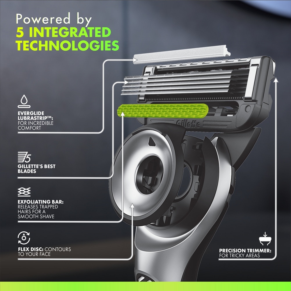 Labs Enbeatably Smooth Razor Blade with Cartridge 4s + Handle 1s + Magnetic Hook 1s