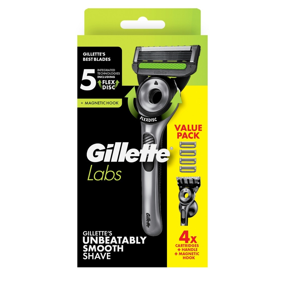 Labs Enbeatably Smooth Razor Blade with Cartridge 4s + Handle 1s + Magnetic Hook 1s