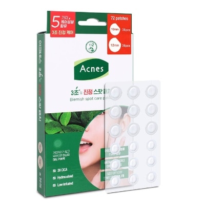 ACNES Blemish Spot Care Patch (Suitable for Sensitive Skin + Causes Low Irritation) 72s