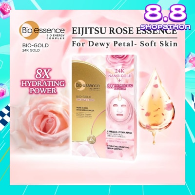 BIO ESSENCE Bio-Gold Rose Gold Hydrating Mask Sheet 4s