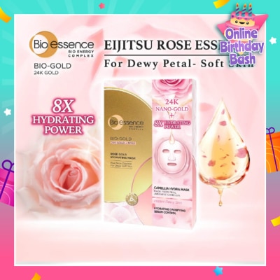 BIO ESSENCE Bio-Gold Rose Gold Hydrating Mask Sheet 4s