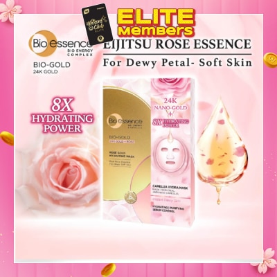 BIO ESSENCE Bio-Gold Rose Gold Hydrating Mask Sheet 4s
