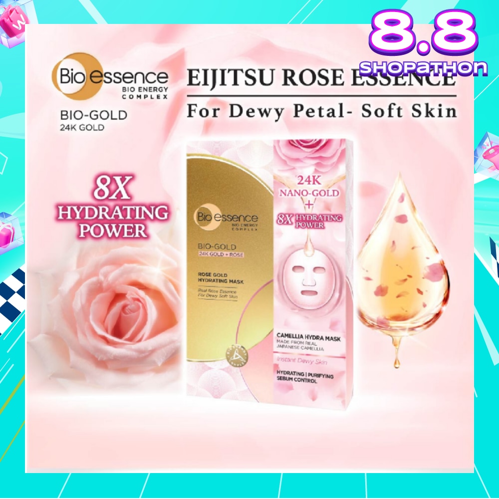 Bio-Gold Rose Gold Hydrating Mask Sheet 4s