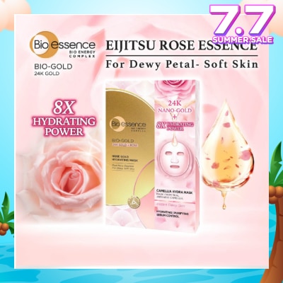 BIO ESSENCE Bio-Gold Rose Gold Hydrating Mask Sheet 4s