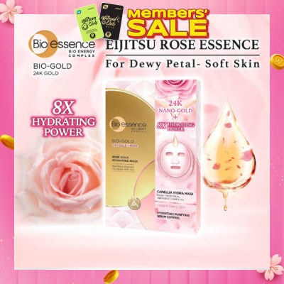 BIO ESSENCE Bio-Gold Rose Gold Hydrating Mask Sheet 4s