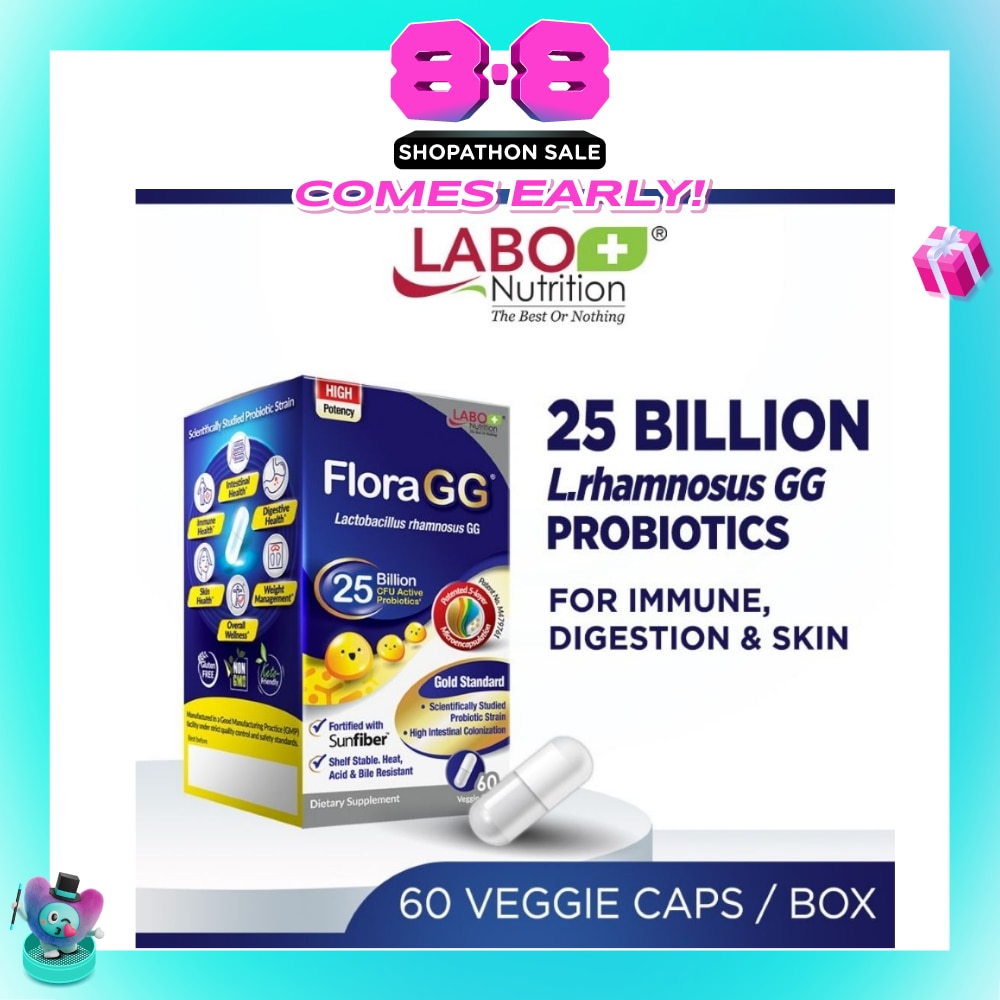 Floragg Dietary Supplement Capsule (For Immune, Recovery, Digestion, Gut, Skin Health, Weight, Slimming, Bowel Movement) 60s