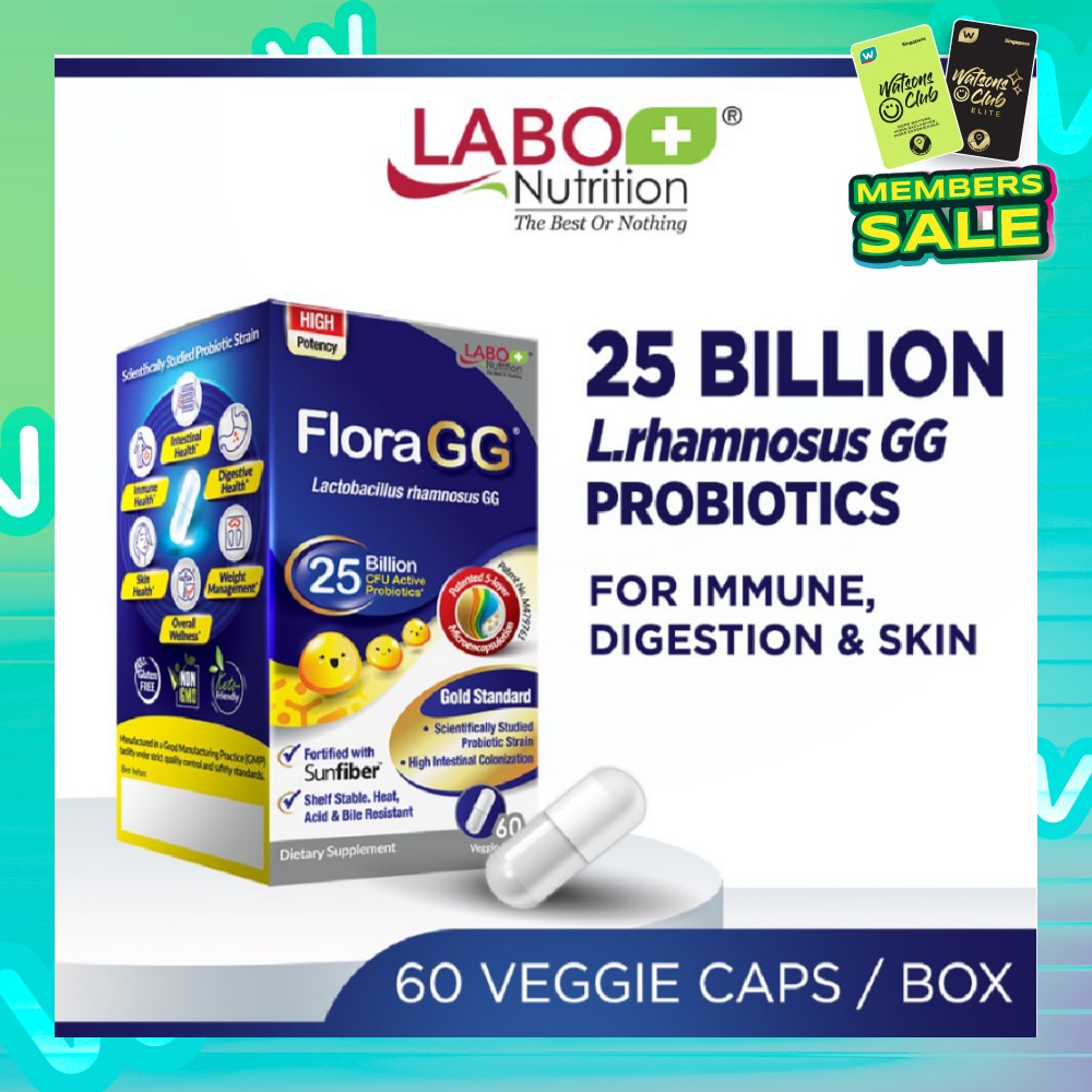 Floragg Dietary Supplement Capsule (For Immune, Recovery, Digestion, Gut, Skin Health, Weight, Slimming, Bowel Movement) 60s