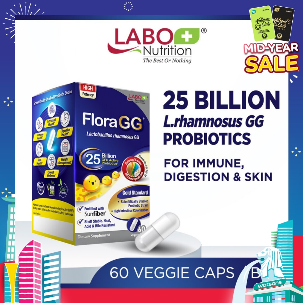Floragg Dietary Supplement Capsule (For Immune, Recovery, Digestion, Gut, Skin Health, Weight, Slimming, Bowel Movement) 60s
