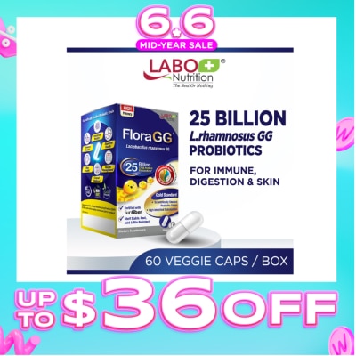 LABO NUTRITION - Floragg Dietary Supplement Capsule (For Immune, Recovery, Digestion, Gut, Skin Health, Weight, Slimming, Bowel Movement) 60s