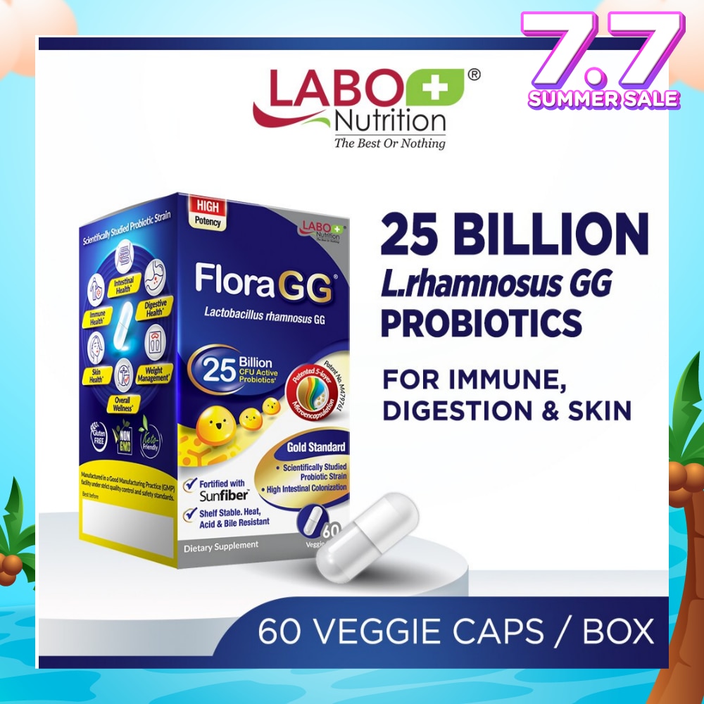 Floragg Dietary Supplement Capsule (For Immune, Recovery, Digestion, Gut, Skin Health, Weight, Slimming, Bowel Movement) 60s