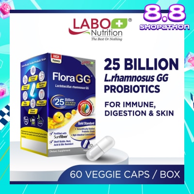 LABO NUTRITION Floragg Dietary Supplement Capsule (For Immune, Recovery, Digestion, Gut, Skin Health, Weight, Slimming, Bowel Movement) 60s