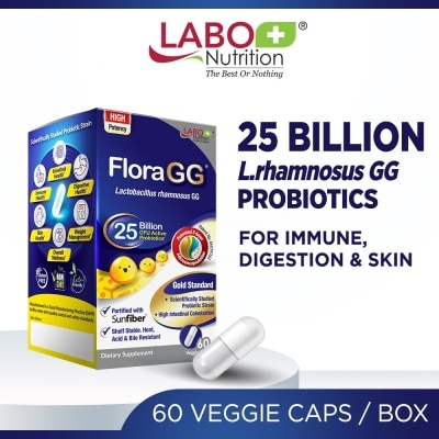 LABO NUTRITION Floragg Dietary Supplement Capsule (For Immune, Recovery, Digestion, Gut, Skin Health, Weight, Slimming, Bowel Movement) 60s