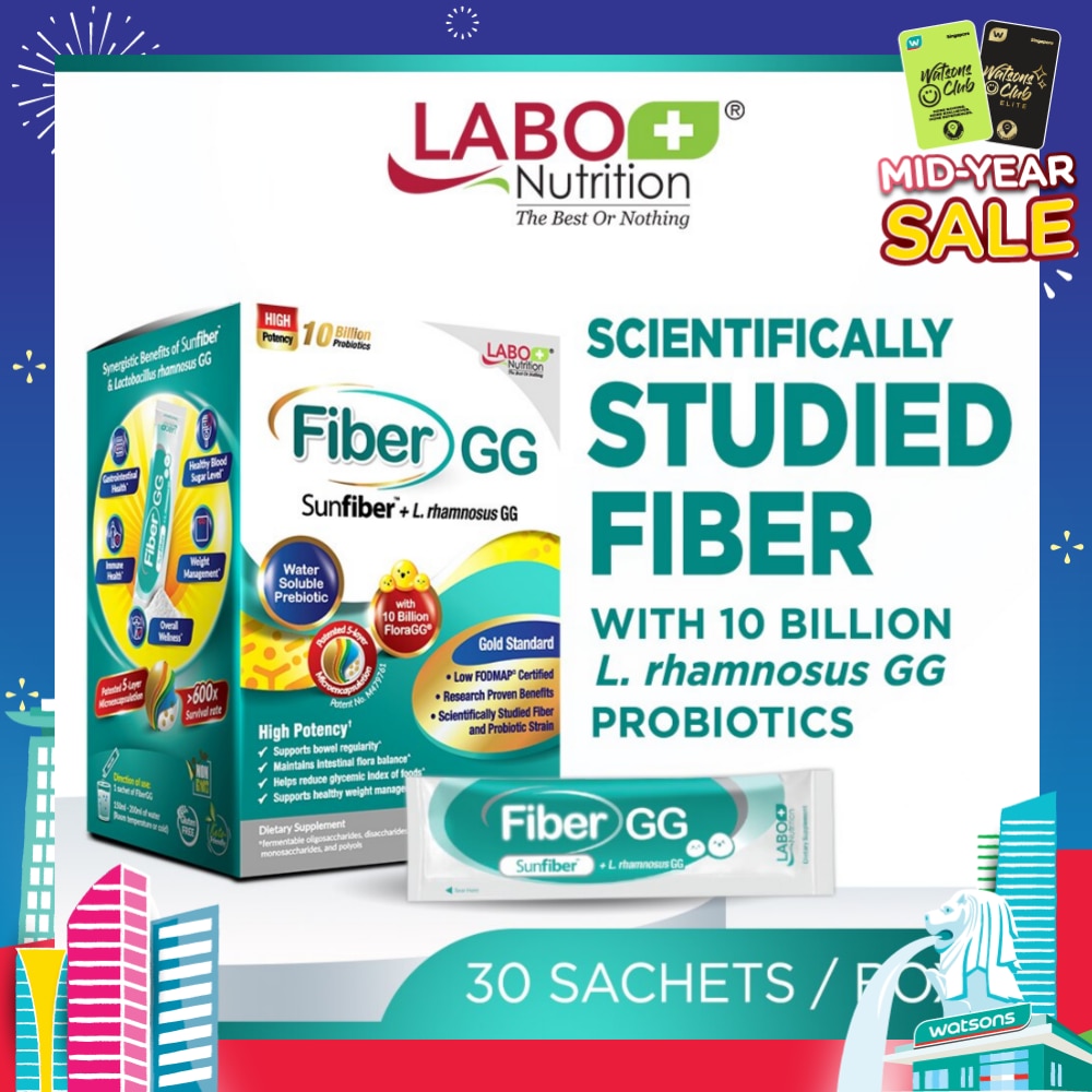 Fibergg Dietary Supplement Sachet (For Digestion, Bowel Regularity, Immune, Recovery, Gut & Skin Health, For Diarrhea And Constipation) 30s