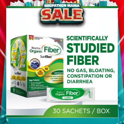 LABO NUTRITION - Bioactive Organic Fiber Dietary Supplement Sachet (For Digestion, Bowel Regularity, Gut Health, Diarrhea And Constipation) 30s