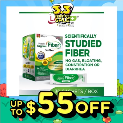 LABO NUTRITION Bioactive Organic Fiber Dietary Supplement Sachet (For Digestion, Bowel Regularity, Gut Health, Diarrhea And Constipation) 30s