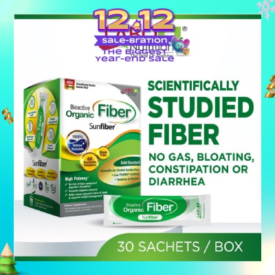 LABO NUTRITION Bioactive Organic Fiber Dietary Supplement Sachet (For Digestion, Bowel Regularity, Gut Health, Diarrhea And Constipation) 30s