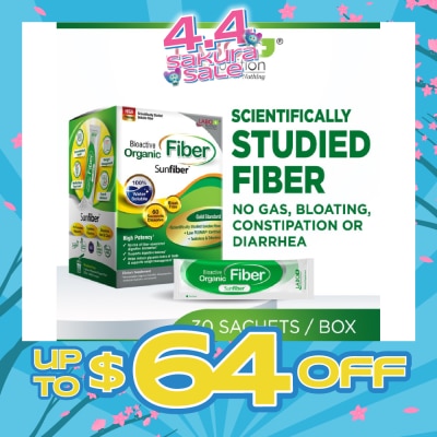 LABO NUTRITION - Bioactive Organic Fiber Dietary Supplement Sachet (For Digestion, Bowel Regularity, Gut Health, Diarrhea And Constipation) 30s