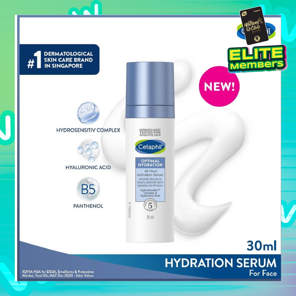 CETAPHIL Optimal Hydration 48 Hours Activation Serum (Suitable for Dry & Sensitive Skin) 30ml