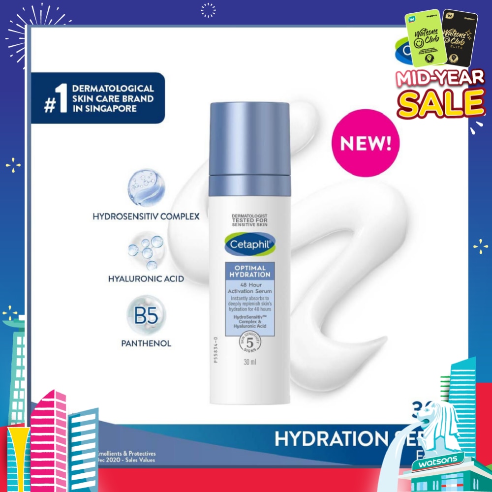 CETAPHIL Optimal Hydration 48 Hours Activation Serum (Suitable for Dry & Sensitive Skin) 30ml