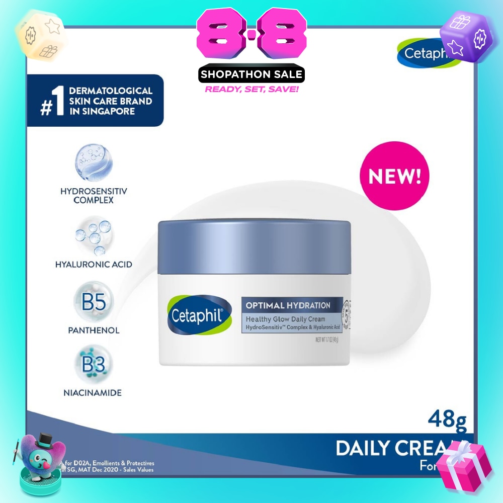 Optimal Hydration Healthy Glow Daily Cream (Suitable for Dry & Sensitive Skin) 48g