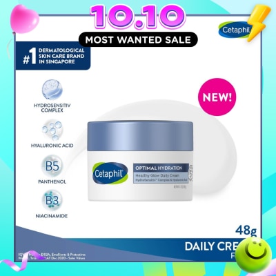 CETAPHIL Optimal Hydration Healthy Glow Daily Cream (Suitable for Dry & Sensitive Skin) 48g image