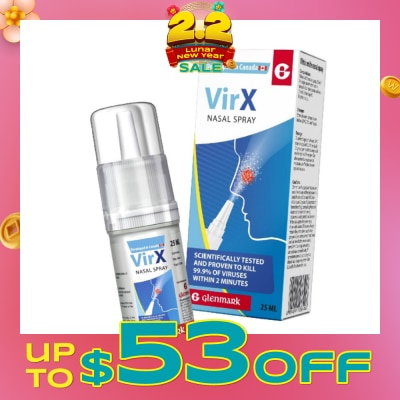VIRX Anti-Viral Nasal Spray (Kills 99.9% Germs) 25ml