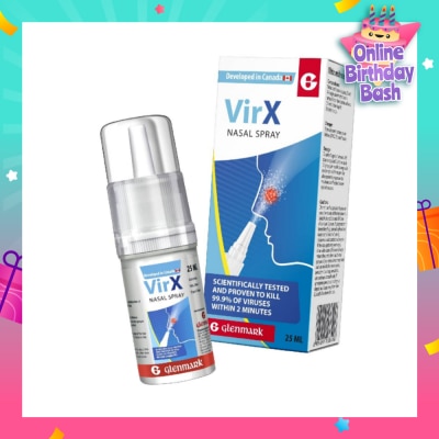 VIRX Anti-Viral Nasal Spray (Kills 99.9% Germs) 25ml