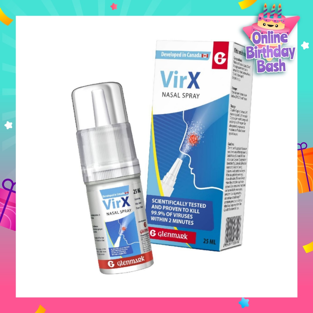 Anti-Viral Nasal Spray (Kills 99.9% Germs) 25ml