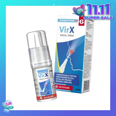 VIRX Anti-Viral Nasal Spray (Kills 99.9% Germs) 25ml