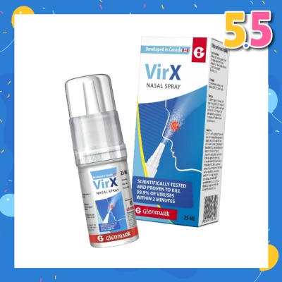 VIRX Anti-Viral Nasal Spray (Kills 99.9% Germs) 25ml
