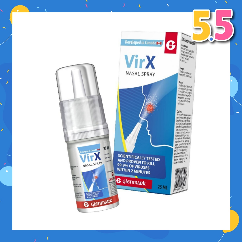 Anti-Viral Nasal Spray (Kills 99.9% Germs) 25ml