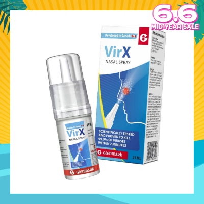 VIRX Anti-Viral Nasal Spray (Kills 99.9% Germs) 25ml