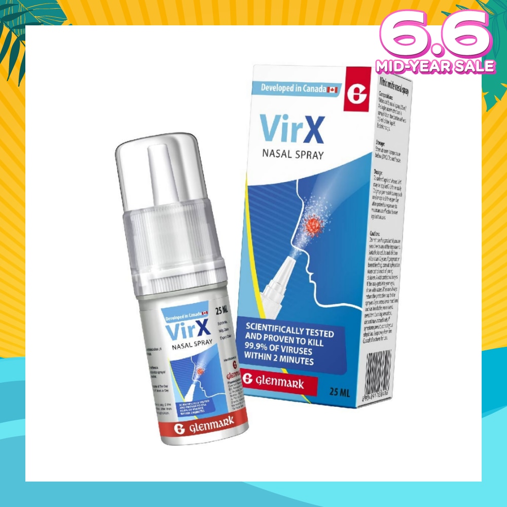 Anti-Viral Nasal Spray (Kills 99.9% Germs) 25ml