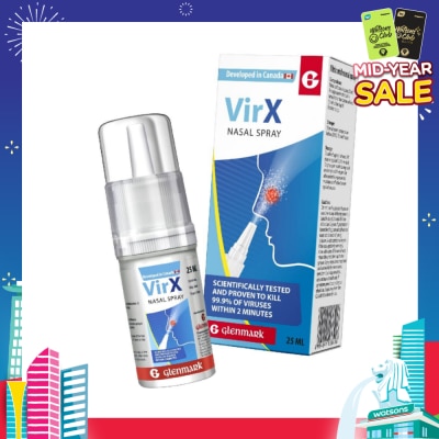 VIRX Anti-Viral Nasal Spray (Kills 99.9% Germs) 25ml
