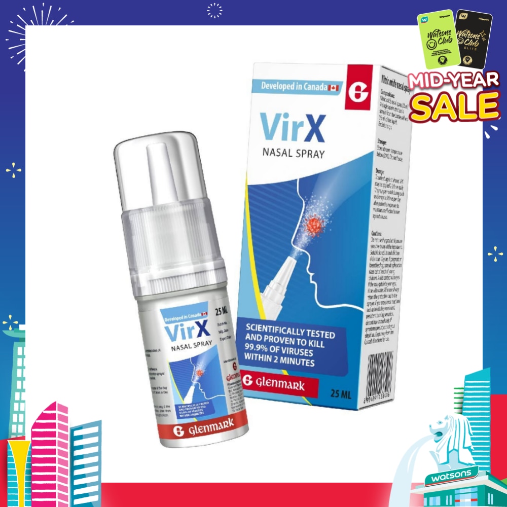 Anti-Viral Nasal Spray (Kills 99.9% Germs) 25ml