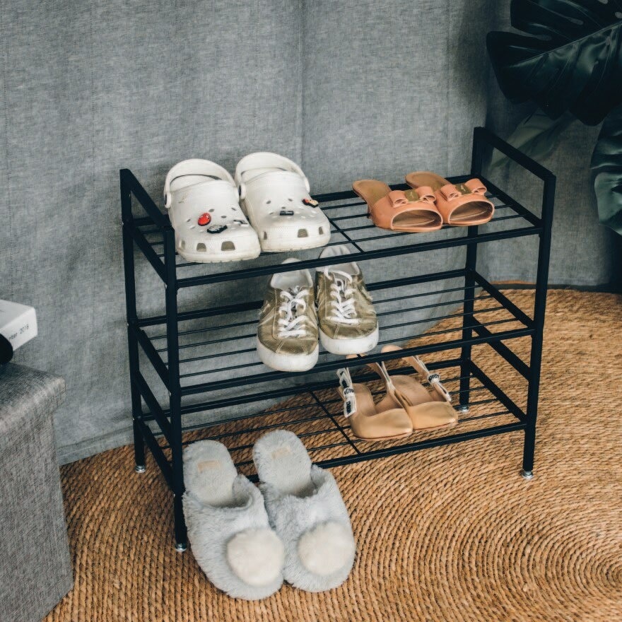 3 Tier Stackable Shoe Rack 1s