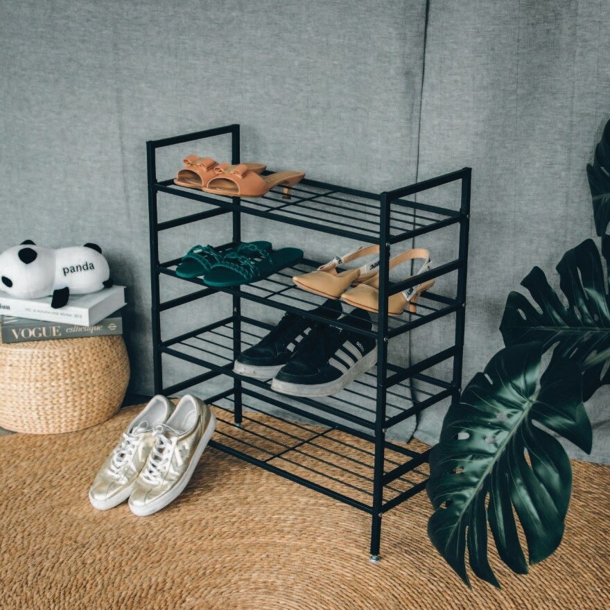 3 Tier Stackable Shoe Rack 1s