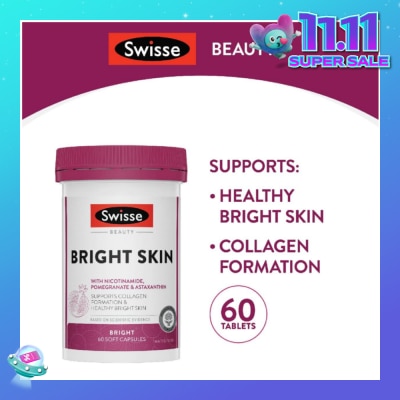 SWISSE Beauty Bright Skin Capsule (For Healthy Bright Skin) 60s