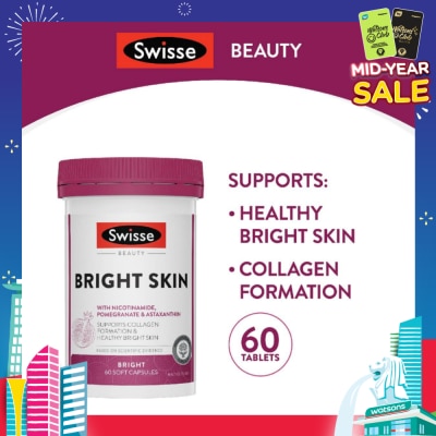 SWISSE Beauty Bright Skin Capsule (For Healthy Bright Skin) 60s